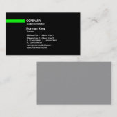 Farblinie - Grün Visitenkarte (Vorne/Hinten)