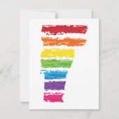 Farblinien Einladung (Vorderseite)