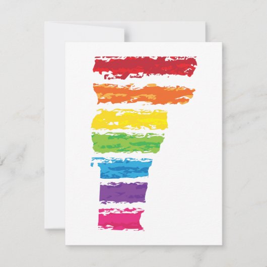 Farblinien Einladung (Vorderseite)