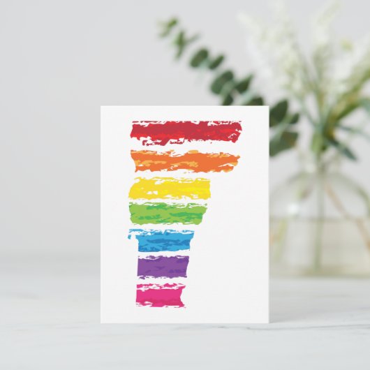 Farblinien Einladung (Stehend Vorderseite)