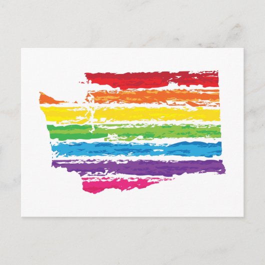 Farblinien in Unterstrich Postkarte (Vorderseite)