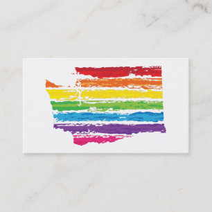 Farblinien in Unterstrich Visitenkarte