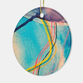 Farblinien Nr. 1 Keramik Ornament (Links)