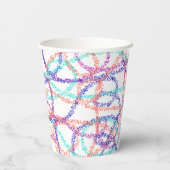 Farblinien Pappbecher (Rückseite)