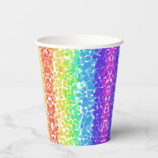 Farblinien Pappbecher (Rückseite)