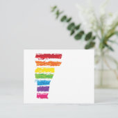 Farblinien Postkarte (Stehend Vorderseite)