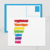 Farblinien Postkarte (Vorne/Hinten)