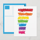 Farblinien Postkarte (Vorne/Hinten)
