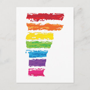 Farblinien Postkarte