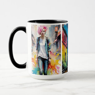 Farblinien Tasse