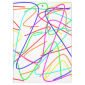 Farblinien-Zwischenablage Klemmbrett (Rückseite)