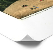 FarbLithograph 1852 - View of Washington Poster (Ecke)