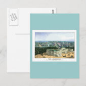 FarbLithograph 1852 - View of Washington Postkarte (Vorne/Hinten)
