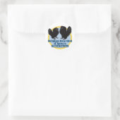 Farblogo Runder Aufkleber (Tasche)