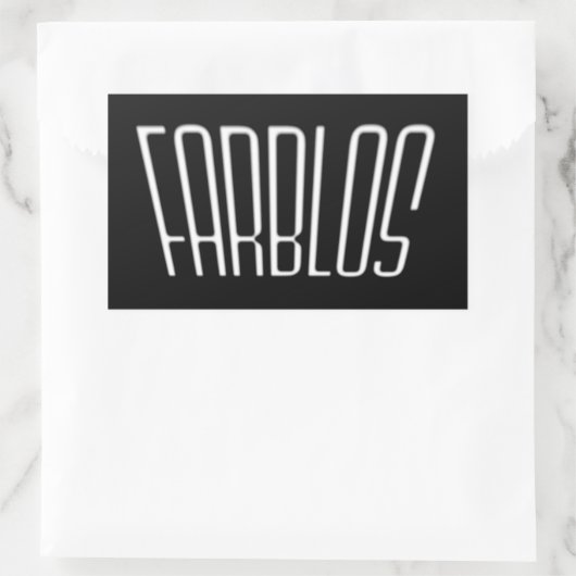 Farblos sticker (Tasche)