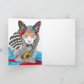 Farblose Sphynx Cat Grußkarte Dankeskarte (Innenseite)