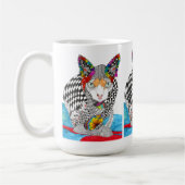 Farblose Sphynx KatzenTasse Kaffeetasse (Links)