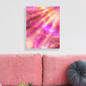 farbloser Hintergrund lila, rosa Leinwanddruck (Insitu (Wohnzimmer))