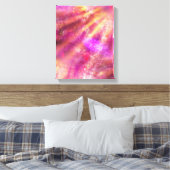 farbloser Hintergrund lila, rosa Leinwanddruck (Insitu (Schlafzimmer))