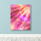 farbloser Hintergrund lila, rosa Leinwanddruck (Insitu (Holzboden))