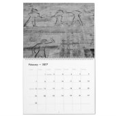 Farbloses Ägypten Kalender (Feb 2027)