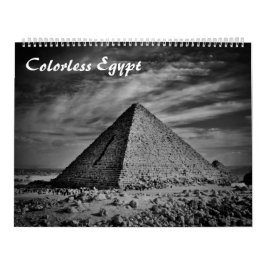 Farbloses Ägypten Kalender