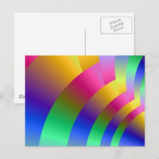 Farblüfterpostkarte Postkarte (Vorne/Hinten)