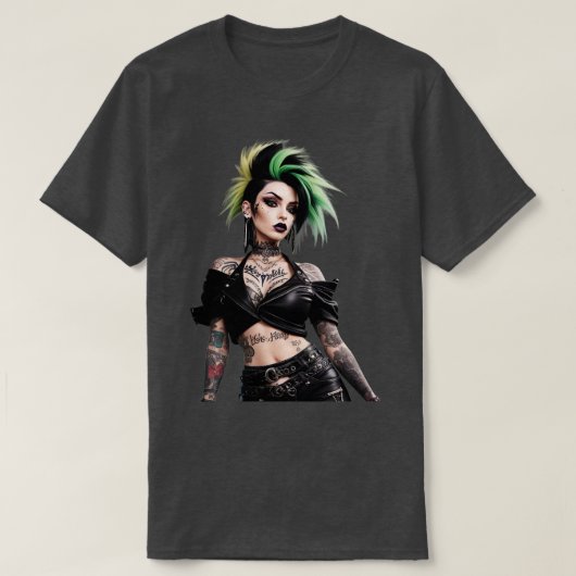 Farbmädchen T-Shirt (Design vorne)