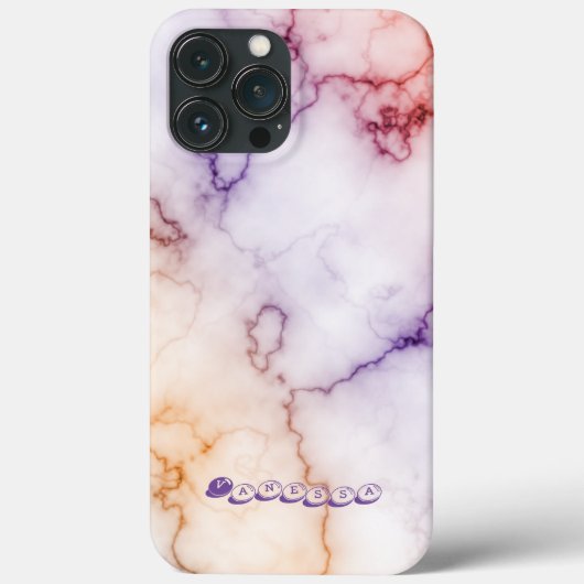 Farbmarbild-Musterpersonalisierung Case-Mate iPhone Hülle (Rückseite)