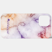 Farbmarbild-Musterpersonalisierung Case-Mate iPhone Hülle (Rückseite (Horizontal))