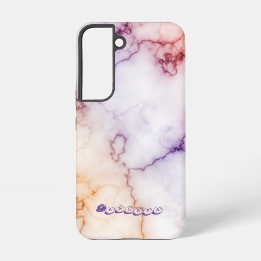 Farbmarbild-Musterpersonalisierung Samsung Galaxy Hülle (Rückseite)