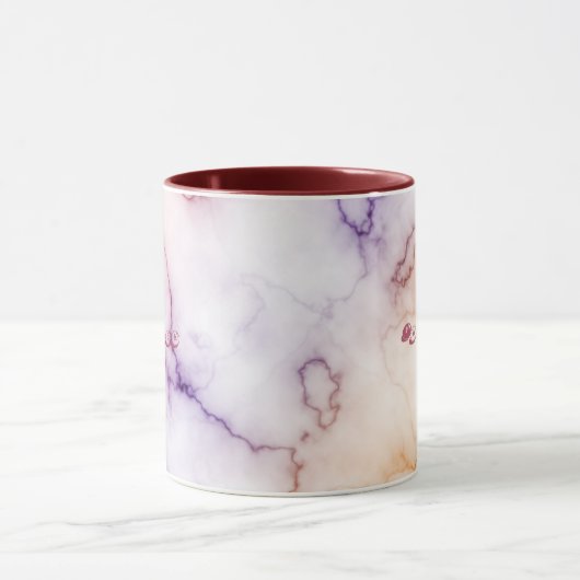 Farbmarbild-Musterpersonalisierung Tasse (Zentrum)