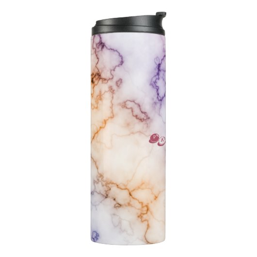 Farbmarbild-Musterpersonalisierung Thermosbecher (Nach links gedreht)