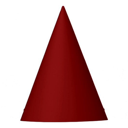 Farbmaroon Partyhütchen (Vorderseite)