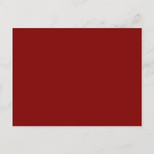 Farbmaroon Postkarte (Vorderseite)