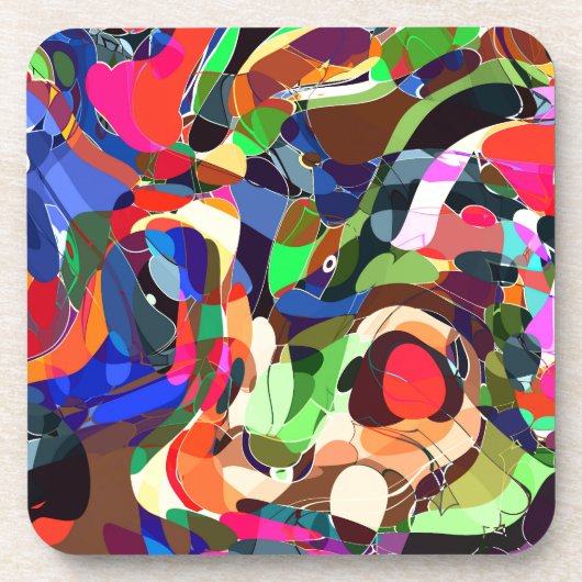 Farbmashup Getränkeuntersetzer (Vorderseite)