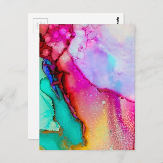 Farbmashup Postkarte (Vorne/Hinten)