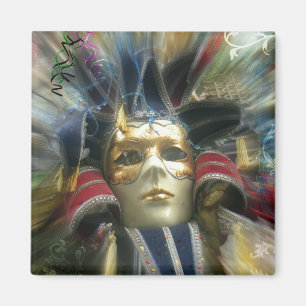 Farbmasquerade Magnet