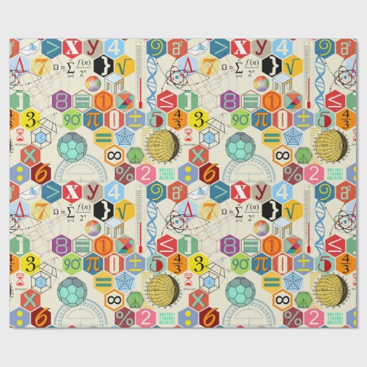 Farbmathematik Geschenkpapier (Flach)