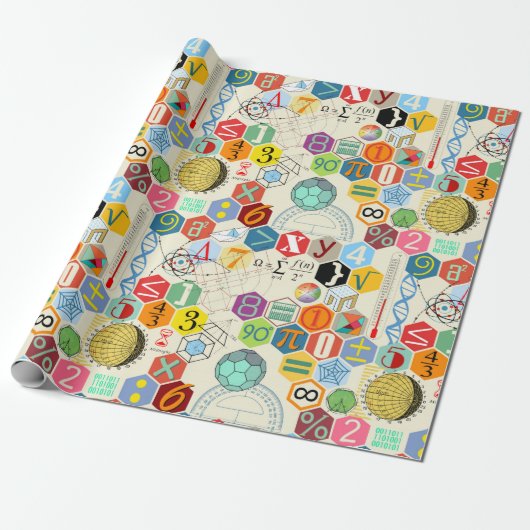 Farbmathematik Geschenkpapier (Ungerollt)