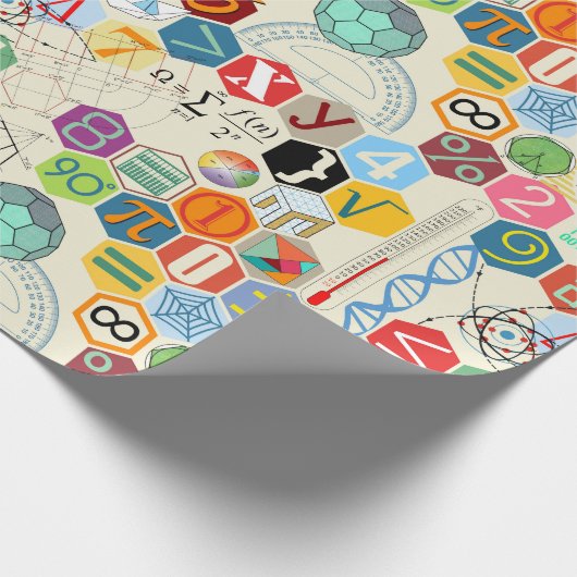 Farbmathematik Geschenkpapier (Ecke)