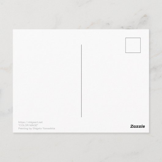 FARBMATISIERUNG POSTKARTE (Rückseite)