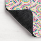 Farbmauspad mit einer komplizierten mousepad (Ecke)