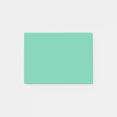 Farbmedium Aquamarin Post-it Klebezettel (Vorderseite)