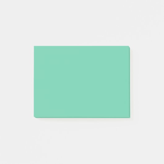 Farbmedium Aquamarin Post-it Klebezettel (Vorderseite)