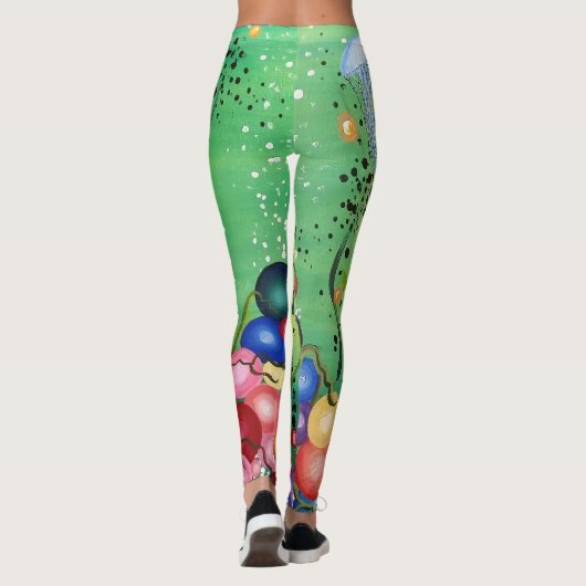 Farbmeer Leggings (Rückseite)