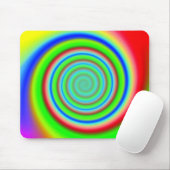 Farbmeshwirbel 7 Mousepad (Mit Mouse)