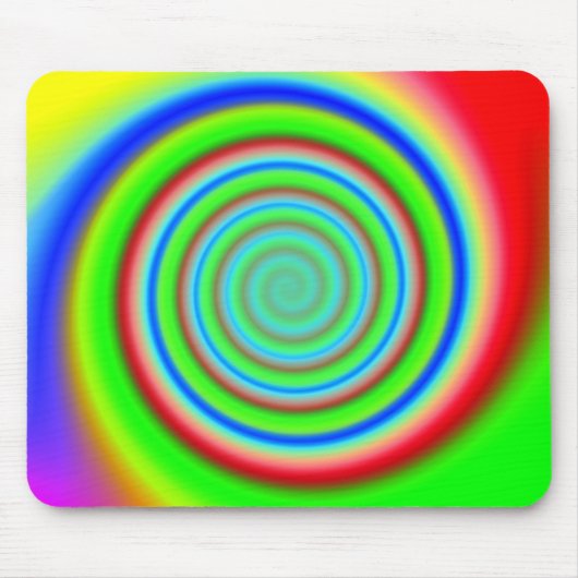 Farbmeshwirbel 7 Mousepad (Vorne)