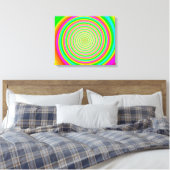 Farbmeshwirbel 9 Leinwand (Insitu (Schlafzimmer))