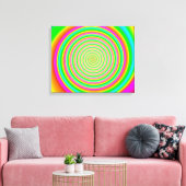 Farbmeshwirbel 9 Leinwand (Insitu (Wohnzimmer))